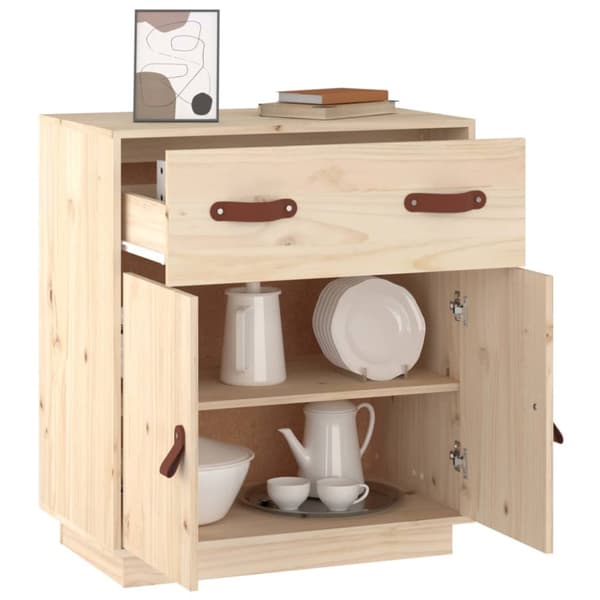 vidaXL Senkki 65,5x40x75 cm täysi mänty -  Tarjoilupöydät & senkit