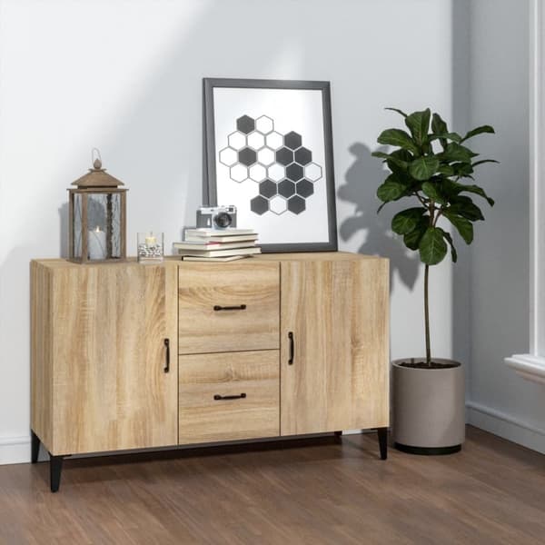 vidaXL Skänk sonoma-ek 100x36x60 cm konstruerat trä -  Skänkar & serveringsbord