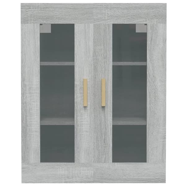vidaXL vægskab 69,5x34x90 cm grå sonoma-eg -  Skænke