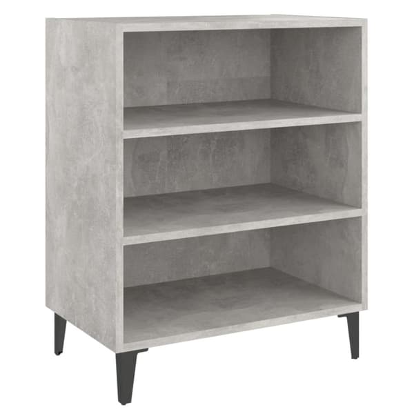 vidaXL skænk 57x35x70 cm spånplade betongrå -  Skænke