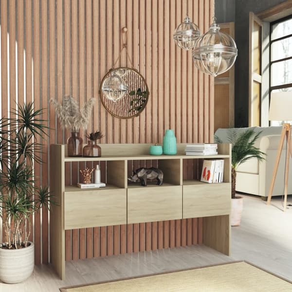 vidaXL skænk 105x30x70 cm konstrueret træ sonoma-eg - Skænke