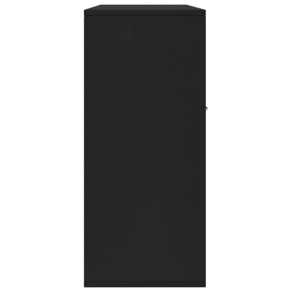 vidaXL Senkki musta 88x30x70 cm tekninen puu - Tarjoilupöydät & senkit