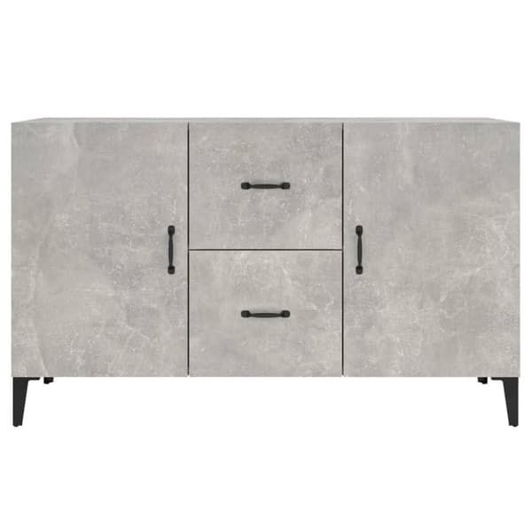 vidaXL skænk 100x36x60 cm konstrueret træ betongrå - Skænke