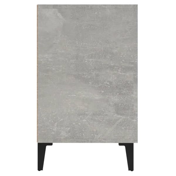 vidaXL skænk 100x36x60 cm konstrueret træ betongrå -  Skænke
