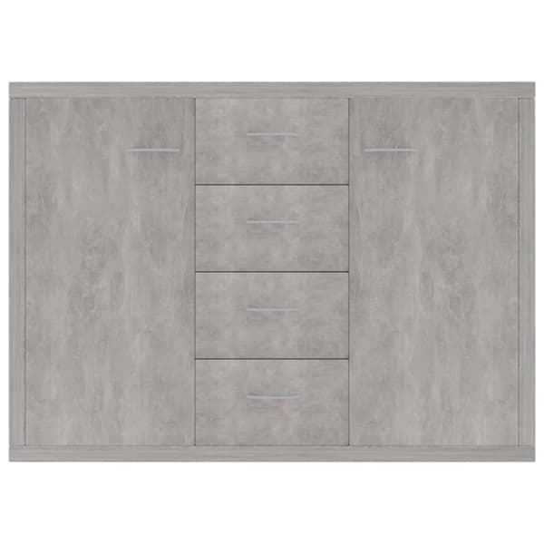vidaXL Skänk betonggrå 88x30x65 cm spånskiva - Skänkar & serveringsbord
