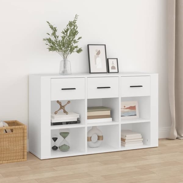 vidaXL skænk 100x30x59,5 cm konstrueret træ hvid -  Skænke