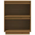 Pikkukuva 6 / 10: vidaXL Konsolikaappi hunajanruskea 60x34x75 cm täysi mänty -  Tarjoilupöydät & senkit