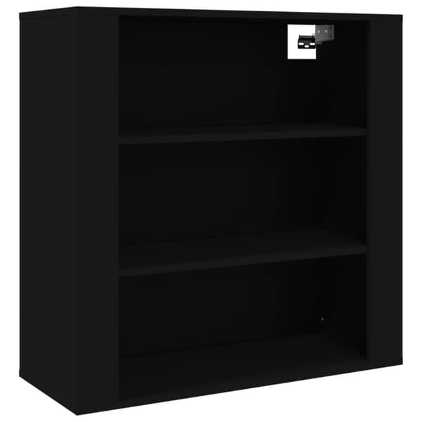 vidaXL Väggskåp svart 80x33x80 cm konstruerat trä - Skänkar & serveringsbord