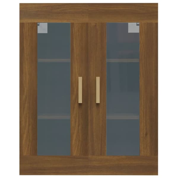 vidaXL Riippuva seinäkaappi ruskea tammi 69,5x34x90 cm -  Tarjoilupöydät & senkit