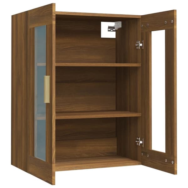 vidaXL Riippuva seinäkaappi ruskea tammi 69,5x34x90 cm -  Tarjoilupöydät & senkit