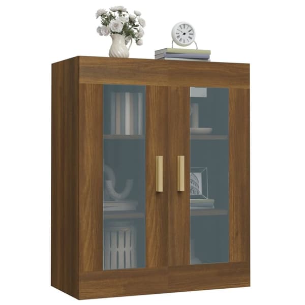 vidaXL Riippuva seinäkaappi ruskea tammi 69,5x34x90 cm -  Tarjoilupöydät & senkit