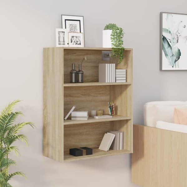 vidaXL vægskab 69,5x32,5x90 cm sonoma-eg - Skænke