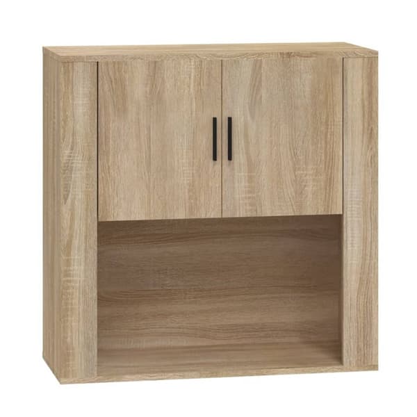 vidaXL Seinäkaappi Sonoma-tammi 80x33x80 cm tekninen puu - Tarjoilupöydät & senkit