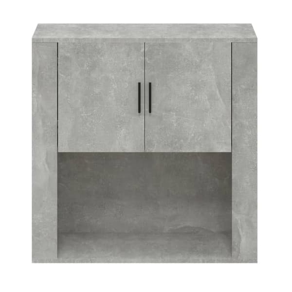 vidaXL Väggskåp betonggrå 80x33x80 cm konstruerat trä - Skänkar & serveringsbord