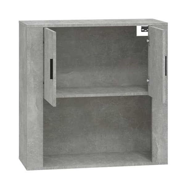 vidaXL Väggskåp betonggrå 80x33x80 cm konstruerat trä - Skänkar & serveringsbord