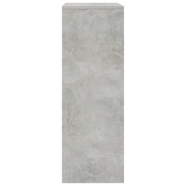 vidaXL Lipasto 6 vetolaatikolla betoninharmaa 50x34x96 cm tekninen puu - Tarjoilupöydät & senkit