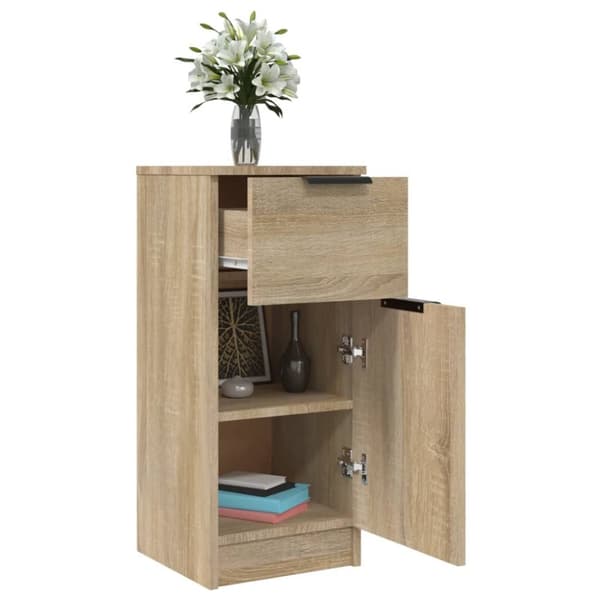 vidaXL skænk 30x30x70 cm konstrueret træ sonoma-eg -  Skænke