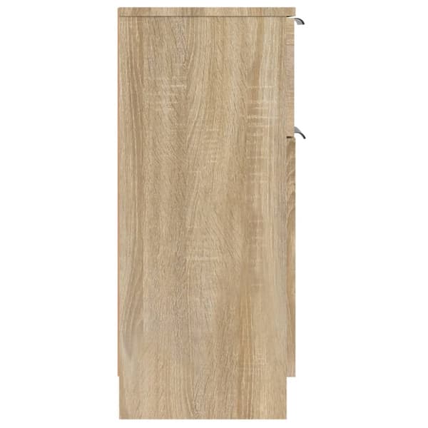 vidaXL skænk 30x30x70 cm konstrueret træ sonoma-eg - Skænke
