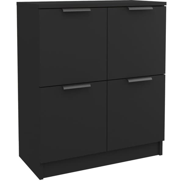 vidaXL skænk 60x30x70 cm konstrueret træ sort - Skænke