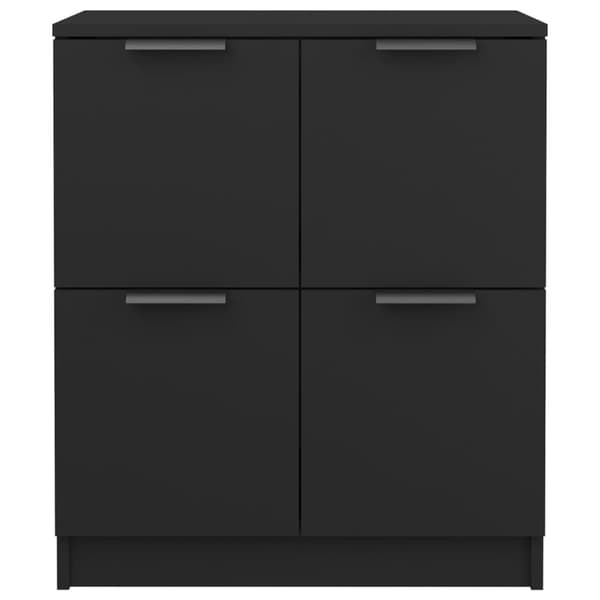 vidaXL skænk 60x30x70 cm konstrueret træ sort - Skænke