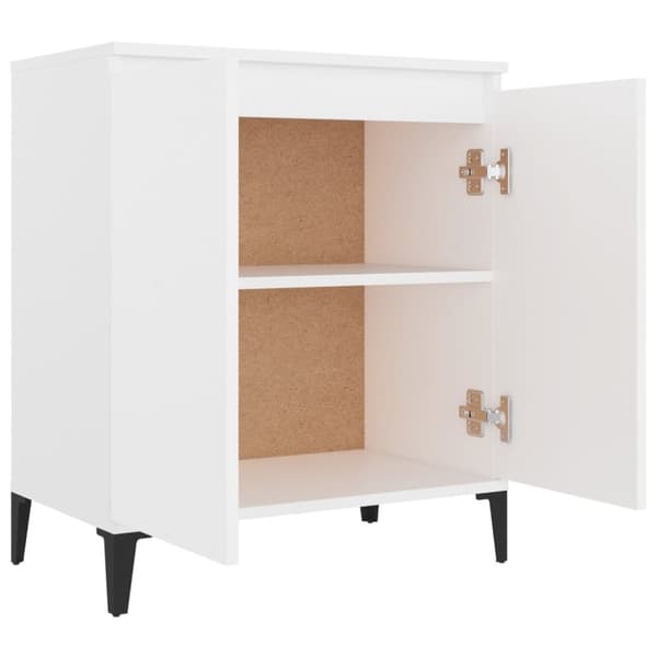 vidaXL Skåp vit 60x35x70 cm konstruerat trä - Skänkar & serveringsbord