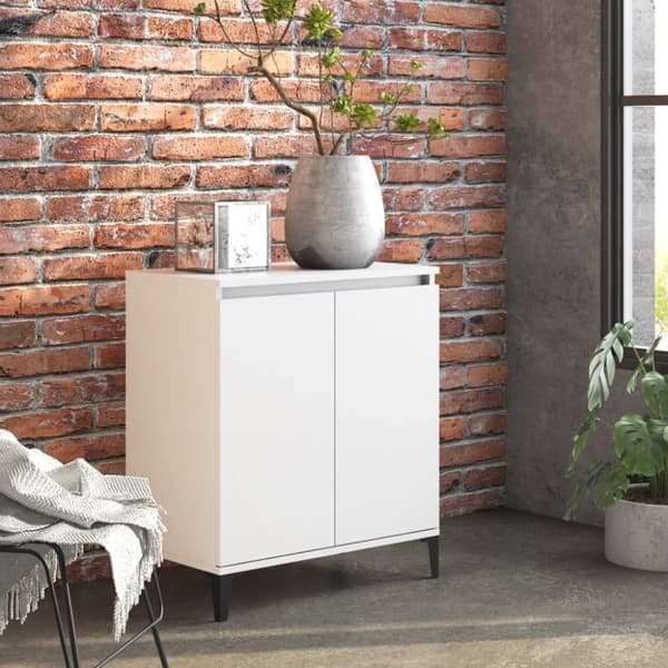 vidaXL Skåp vit 60x35x70 cm konstruerat trä - Skänkar & serveringsbord