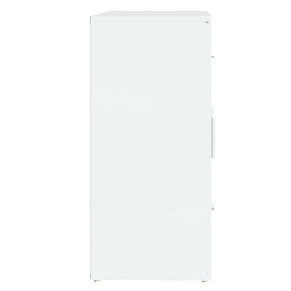 vidaXL Skåp vit högglans 91x29,5x65 cm konstruerat trä - Skänkar & serveringsbord