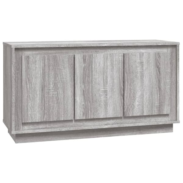 vidaXL Byrå grå sonoma 102x35x55 cm konstruerat trä - Skänkar & serveringsbord