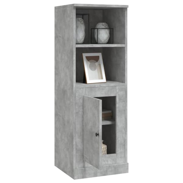 vidaXL Kaappi betoninharmaa 36x35,5x103,5 cm tekninen puu -  Tarjoilupöydät & senkit