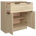 Pikkukuva 8 / 10: vidaXL Senkki Sonoma-tammi 60x30x70 cm tekninen puu -  Tarjoilupöydät & senkit