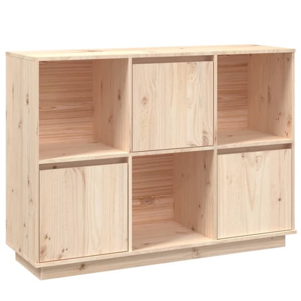 vidaXL Senkki 110,5x35x80 cm täysi mänty - Tarjoilupöydät & senkit
