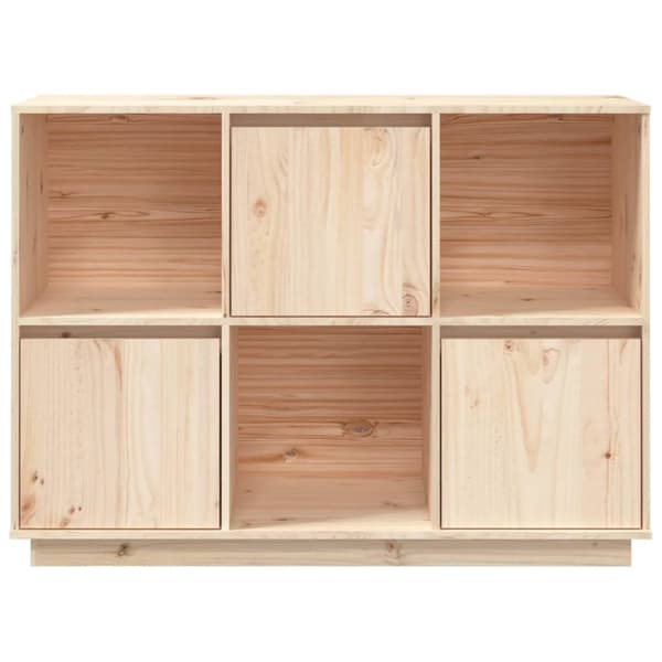 vidaXL Senkki 110,5x35x80 cm täysi mänty - Tarjoilupöydät & senkit