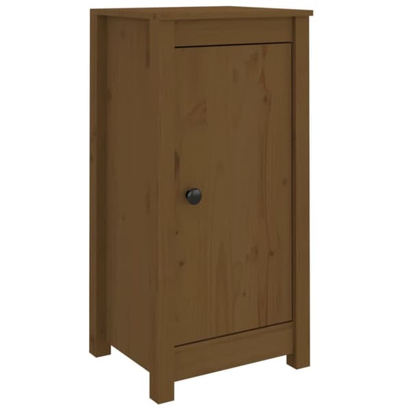 vidaXL Senkit 2 kpl hunajanruskea 40x35x80 cm täysi mänty - Tarjoilupöydät & senkit