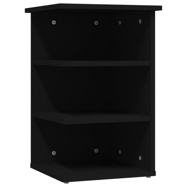 vidaXL Sivukaappi musta 35x35x55 cm tekninen puu -  Tarjoilupöydät & senkit