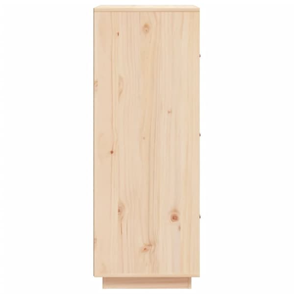 vidaXL højskab 34x40x108,5 cm massivt fyrretræ -  Skænke