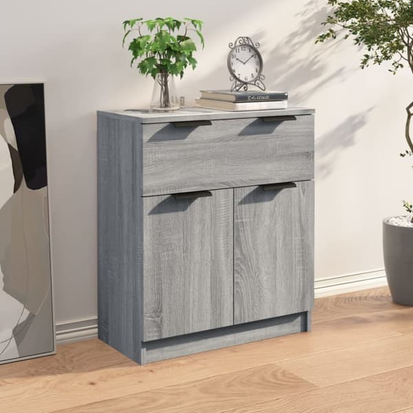 vidaXL skænk 60x30x70 cm konstrueret træ grå sonoma-eg -  Skænke