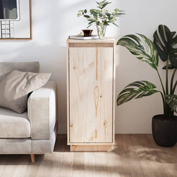 vidaXL skænk 31,5x34x75 cm massivt fyrretræ - Skænke
