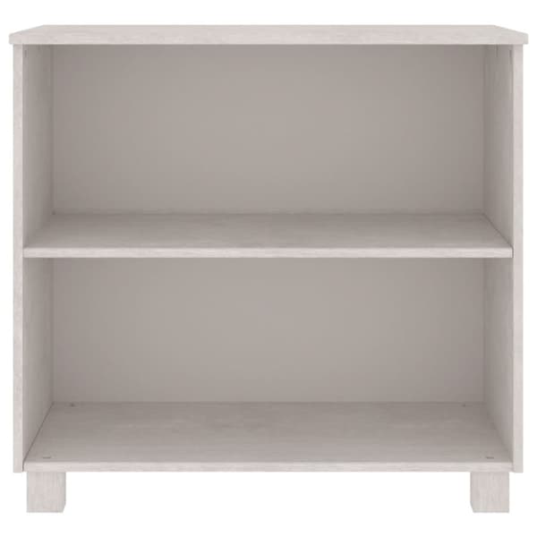 vidaXL Skåp HAMAR vit 85x35x80 cm massiv furu -  Skänkar & serveringsbord