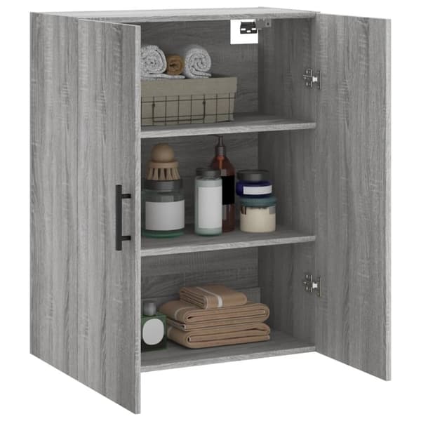 vidaXL Väggskåp grå sonoma 69,5x34x90 cm - Skänkar & serveringsbord