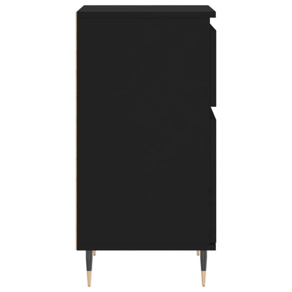 vidaXL skænke 2 stk. 40x35x70 cm konstrueret træ sort - Skænke