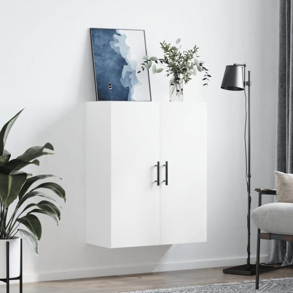 vidaXL Väggskåp vit 69,5x34x90 cm -  Skänkar & serveringsbord