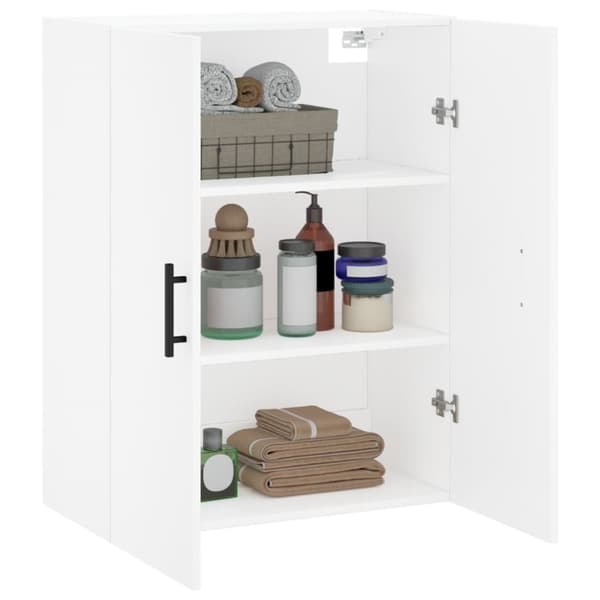 vidaXL Väggskåp vit 69,5x34x90 cm -  Skänkar & serveringsbord