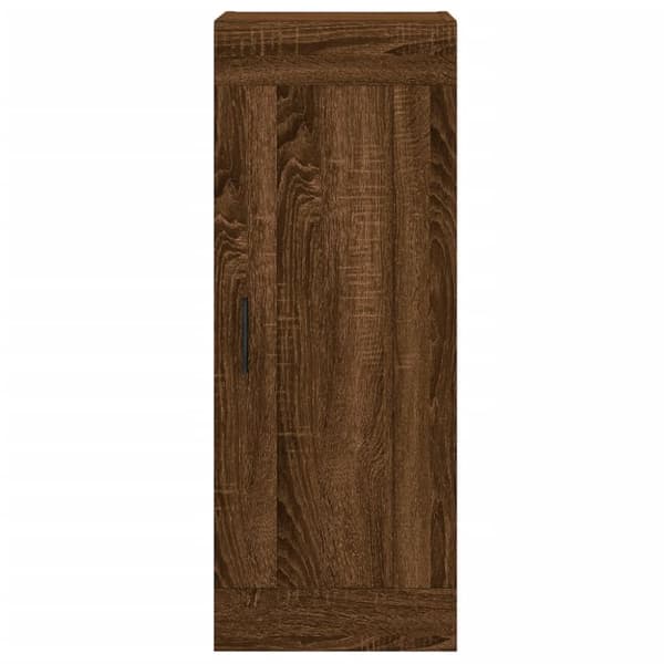 vidaXL skab 34,5x34x180 cm konstrueret træ brun egetræsfarve -  Skænke