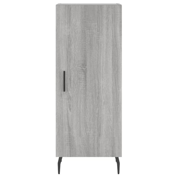 vidaXL Kaappi harmaa Sonoma 34,5x34x180 cm tekninen puu -  Tarjoilupöydät & senkit