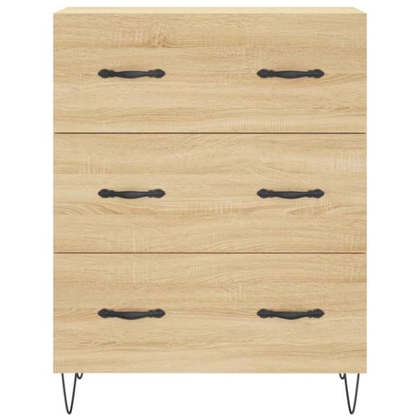 vidaXL Kaappi Sonoma tammi 69,5x34x180 cm tekninen puu -  Tarjoilupöydät & senkit