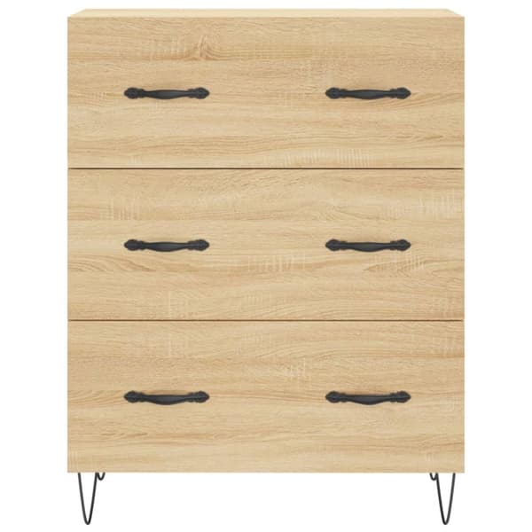 vidaXL skænk 69,5x34x90 cm konstrueret træ sonoma-eg -  Skænke
