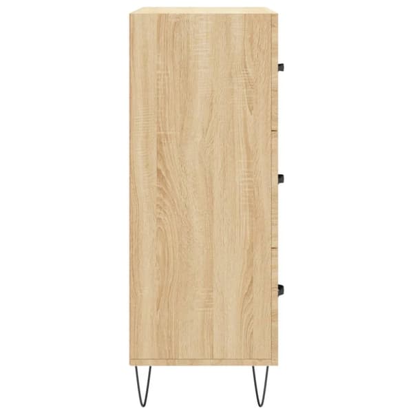 vidaXL skænk 69,5x34x90 cm konstrueret træ sonoma-eg -  Skænke
