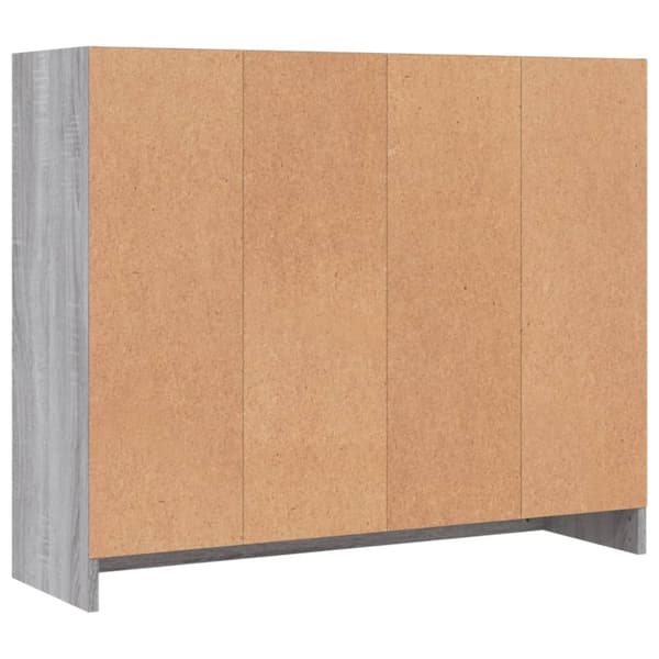 vidaXL skab 91x28x75 cm konstrueret træ grå sonoma-eg - Skænke