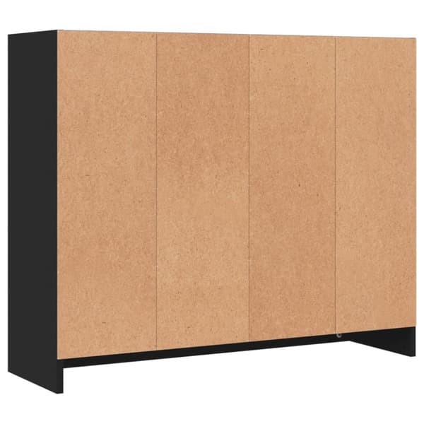 vidaXL Skänk svart 91x28x75 cm konstruerat trä -  Skänkar & serveringsbord