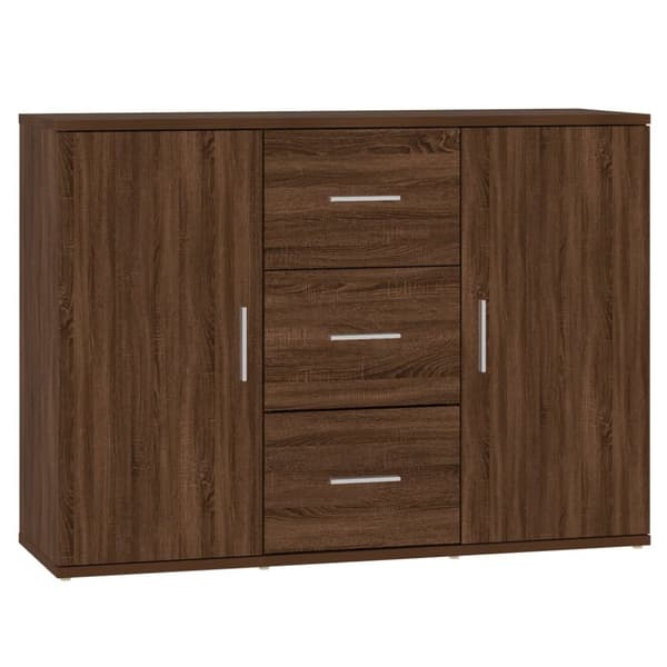 vidaXL Skänk brun ek 91x29,5x65 cm konstruerat trä -  Skänkar & serveringsbord